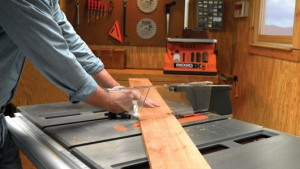 using a table saw