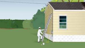 working-near-electricity Equipment and materials should never come within 10 feet of power lines.