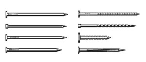 Different nail shanks are designed for better holding power