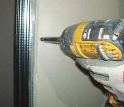 How to build a wall 8 For a faster, better installation an adjustable drywall screw gun is recommended