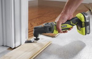 One of the best uses for a multi-tool is undercutting door jambs