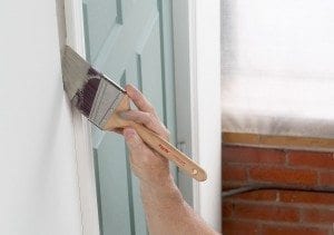 The right paint brush saves time because it holds more paint