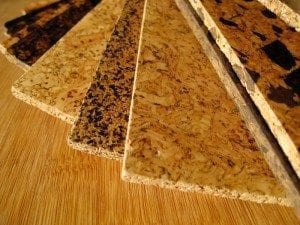 Cork flooring is available in planks or tile