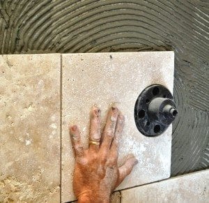 How to tile a shower wall