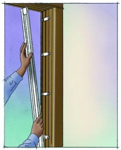 Some  window systems require clips to be mounted first
