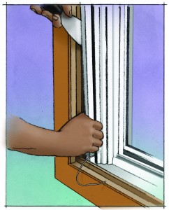 Remove any nails or screws