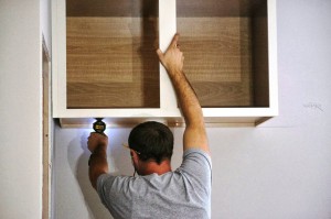 How to hang cabinets 5