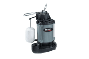RIDGID cast iron submersible sump pump