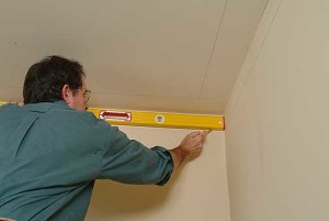 Once you have the molding, measure the walls again, from corner to corner