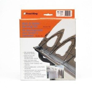 Cold weather preparation: de-icing-cable