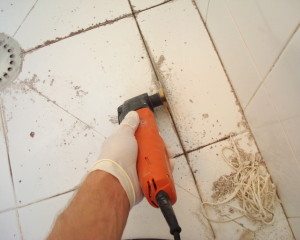  If mold is present in the shower, it’s likely you’ll have to re-grout the walls.