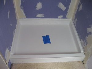 Install cement backer board on all shower walls 