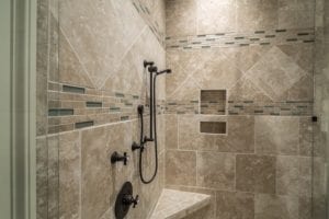 Tackling a shower tile backsplash